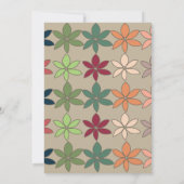 Kleurrijke Floral Verjaardag Kaart (Achterkant)
