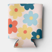 Kleurrijke Floral Vibrant Botanische Lente & Zomer Blikjeskoeler (Voorkant)