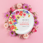 Kleurrijke Floral Vrijgezellenfeest papier Borden Papieren Bordje<br><div class="desc">Leg de essentie van elegantie vast met onze kleurrijke Floral Vrijgezellenfeest Paper-Borden. Deze voortreffelijke uitnodiging heeft levendige tinten en ingewikkelde bloemige design, waardoor een visueel verbluffend meesterwerk ontstaat. De waterverf-techniek voegt een vleugje artistiek en verfijnd toe, waarmee de toon wordt gezet voor een chique en stijlvol vrijgezellenfeest. Elk blad en...</div>