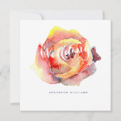 Kleurrijke Floral Weddenschap Bewaar onze Datum We Save The Date (Achterkant)