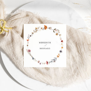 Kleurrijke Floral Wedding Servet
