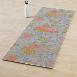 Kleurrijke Floral Yogamat
