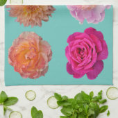 Kleurrijke florale afdruk theedoek (Gevouwen)