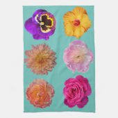 Kleurrijke florale afdruk theedoek (Verticaal)