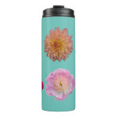 Kleurrijke florale afdruk thermosbeker (Voorkant)