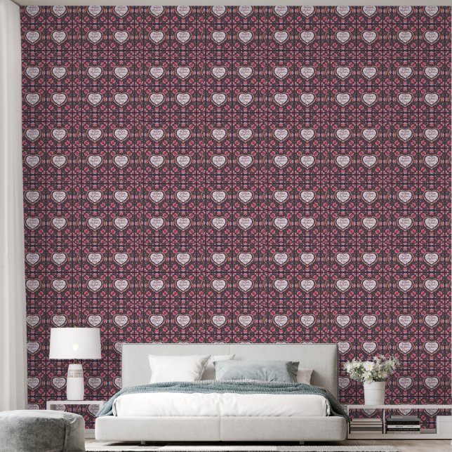 Kleurrijke florale moederdag behang (Slaapkamer)