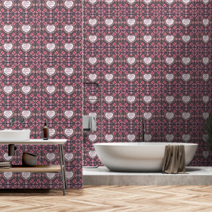 Kleurrijke florale moederdag behang