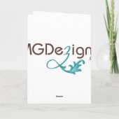 kleurrijke florale moederdag fotokaart kaart (Achterkant)