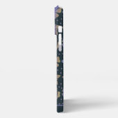 Kleurrijke florale naadloze patroon, gepersonalise iPhone hoesje (Linkerkant)