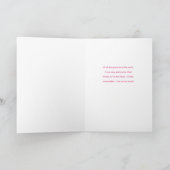 kleurrijke Florals Foto grootma Birthday Kaart (Binnen)