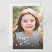  kleurrijke Florals Terug Volledige foto Pasen Feestdagenkaart (Voorkant)