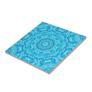 kleurrijke floreuze mandala boho chic style tegeltje