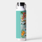 Kleurrijke  Florida Briefkaart kaart Waterfles (Voorkant)