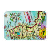 Kleurrijke Florida Groeten Badmat (Voorkant)