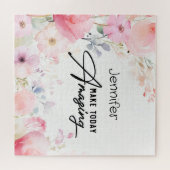 Kleurrijke Flower Inspirerend Puzzel (Horizontaal)