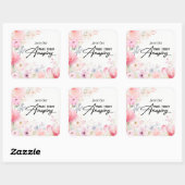 Kleurrijke Flower Inspirerend Sticker (Vel)