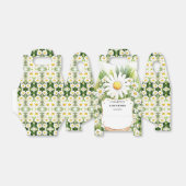 Kleurrijke Flowers Daisy Baby shower Bedankdoosjes (Uitgevouwen)