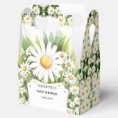 Kleurrijke Flowers Daisy Baby shower Bedankdoosjes (Geopend)