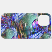 Kleurrijke fluctuatie van virtueel afbeelding over Case-Mate iPhone case (Achterkant (horizontaal))