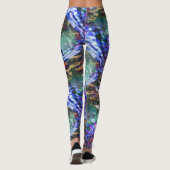 Kleurrijke fluctuatie van virtueel afbeelding over leggings (Achterkant)