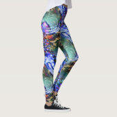 Kleurrijke fluctuatie van virtueel afbeelding over leggings (Rechts)