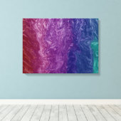 Kleurrijke Fluid Art Canvas Afdruk (Insitu (Houten vloer))