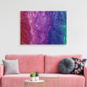 Kleurrijke Fluid Art Canvas Afdruk (Insitu (Woonkamer))