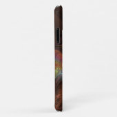 Kleurrijke Fluorescerende Abstracte Trippy Bruine  Case-Mate iPhone Case (Achterkant/rechts)