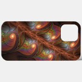 Kleurrijke Fluorescerende Abstracte Trippy Bruine Case-Mate iPhone Case (Achterkant (horizontaal))