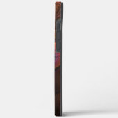 Kleurrijke Fluorescerende Abstracte Trippy Bruine Case-Mate iPhone Case (Achterkant / Links)