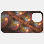 Kleurrijke Fluorescerende Abstracte Trippy Bruine Case-Mate iPhone Case (Achterkant (horizontaal))