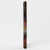 Kleurrijke Fluorescerende Abstracte Trippy Bruine  Case-Mate iPhone Case (Achterkant/rechts)