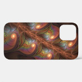 Kleurrijke Fluorescerende Abstracte Trippy Bruine  Case-Mate iPhone Case (Achterkant (horizontaal))