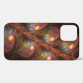 Kleurrijke Fluorescerende Abstracte Trippy Bruine Case-Mate iPhone Case (Achterkant (horizontaal))