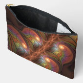 Kleurrijke fluorescerende abstracte trippy bruine etui (Open)