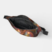 Kleurrijke Fluorescerende Abstracte Trippy Bruine Heuptasje (Open)