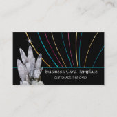 Kleurrijke Folie zoals Curven Stripes en kristalle Visitekaartje (Voorkant)