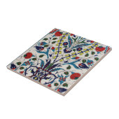 Kleurrijke  Folk Art Fabric Tegeltje (Zijkant)