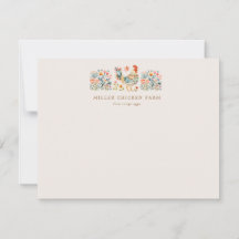 Kleurrijke Folk Chicken Bloemen