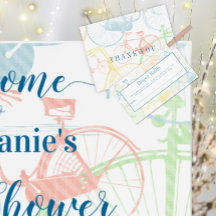 Kleurrijke Folksy Baby  Fietsluier Raffle