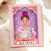 Kleurrijke Fortune Teller Tarot geïllustreerde ver Briefkaart