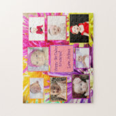 Kleurrijke foto collage puzzel legpuzzel (Verticaal)