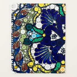 kleurrijke foto kunst Mexicaans talavera aardewerk Planner
