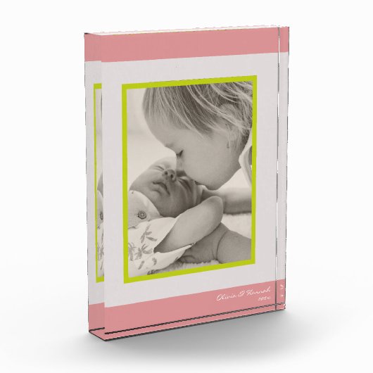 Kleurrijke fotoblokdecoratie kinder fotoblokken (Links)