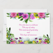 Kleurrijke Founder's Day Kaart (Achterkant)