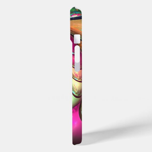 Kleurrijke Fractal Abstracte Spiraal Case-Mate iPhone Case (Achterkant / Links)