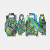 Kleurrijke Fractal Bedankdoosjes (Uitgevouwen)