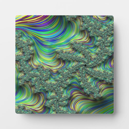 Kleurrijke Fractal Fotoplaat (Voorkant)
