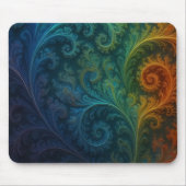 Kleurrijke Fractal Muismat (Voorkant)
