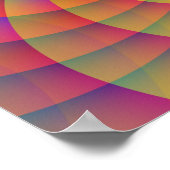 kleurrijke fractal poster (Hoek)